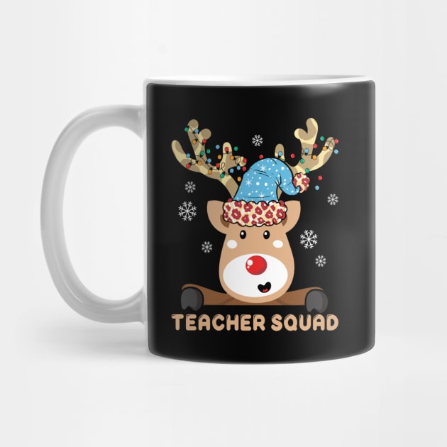 Teacher Squad Cutest Reindeer Squad by MZeeDesigns